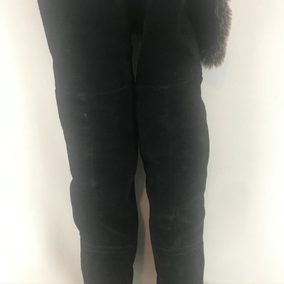 Sam Edelman Suede Over-Knee Faux-Fur-Lined Boots - Picture 10 of 15